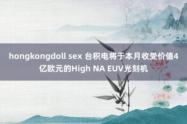 hongkongdoll sex 台积电将于本月收受价值4亿欧元的High NA EUV光刻机