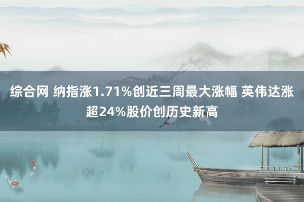 综合网 纳指涨1.71%创近三周最大涨幅 英伟达涨超24%股价创历史新高