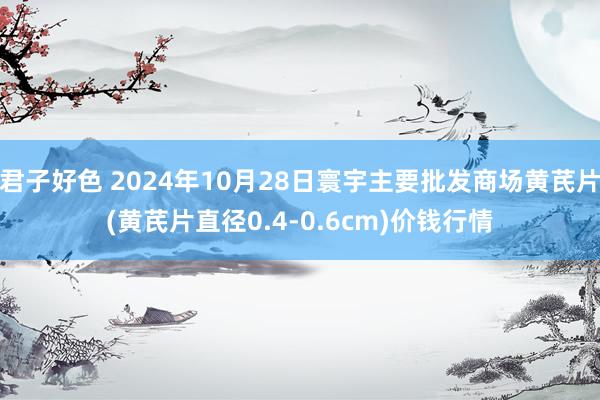 君子好色 2024年10月28日寰宇主要批发商场黄芪片(黄芪片直径0.4-0.6cm)价钱行情