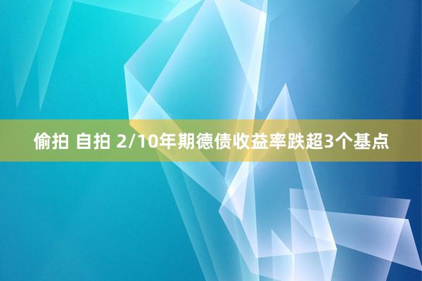 偷拍 自拍 2/10年期德债收益率跌超3个基点