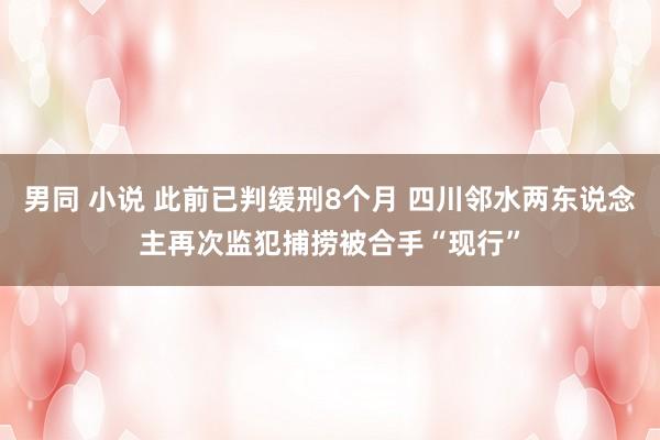 男同 小说 此前已判缓刑8个月 四川邻水两东说念主再次监犯捕捞被合手“现行”