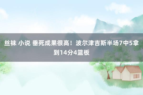 丝袜 小说 垂死成果很高！波尔津吉斯半场7中5拿到14分4篮板