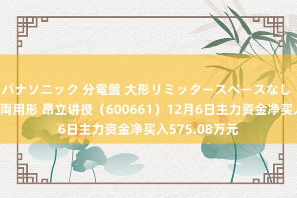 パナソニック 分電盤 大形リミッタースペースなし 露出・半埋込両用形 昂立讲授（600661）12月6日主力资金净买入575.08万元