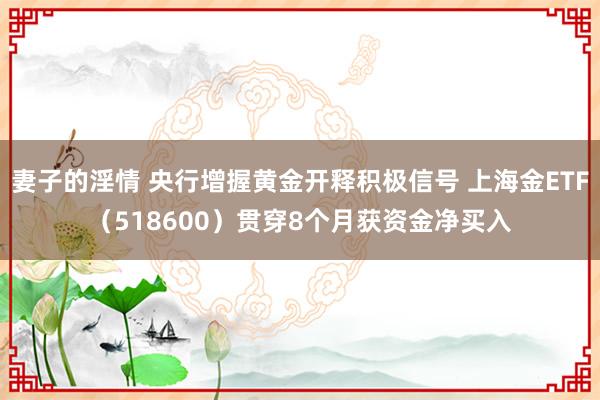 妻子的淫情 央行增握黄金开释积极信号 上海金ETF（518600）贯穿8个月获资金净买入