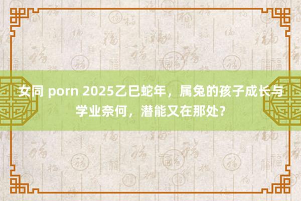 女同 porn 2025乙巳蛇年，属兔的孩子成长与学业奈何，潜能又在那处？