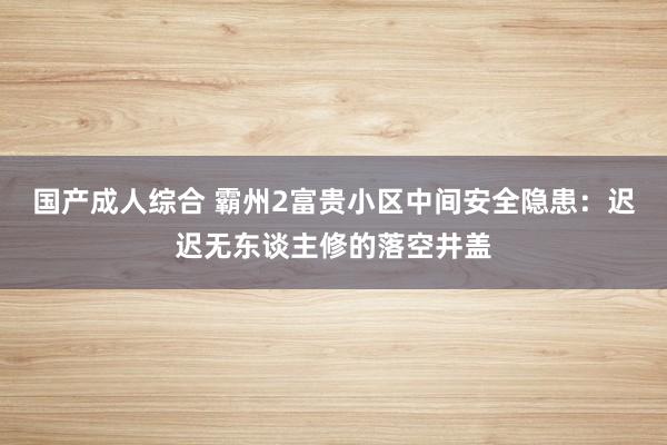 国产成人综合 霸州2富贵小区中间安全隐患：迟迟无东谈主修的落空井盖